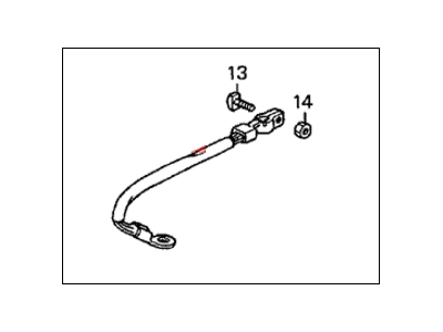 Honda Del Sol Battery Cable - 32600-SR3-A01