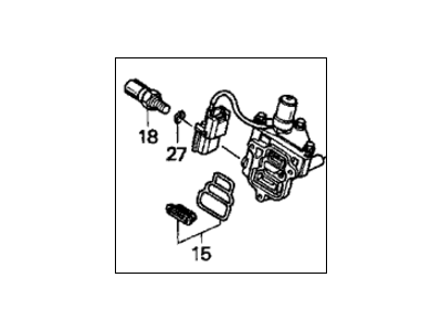 Honda 15810-P2R-A01 Valve Assembly, Spool