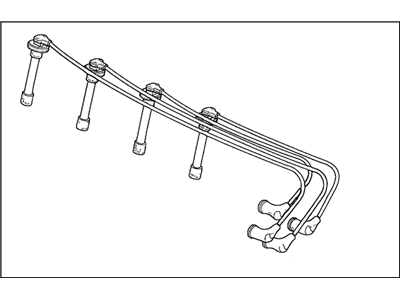 Honda Del Sol Spark Plug Wire - 32702-P01-000