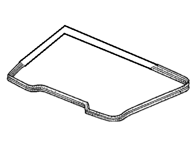 1995 Honda Del Sol Weather Strip - 74865-SR2-000