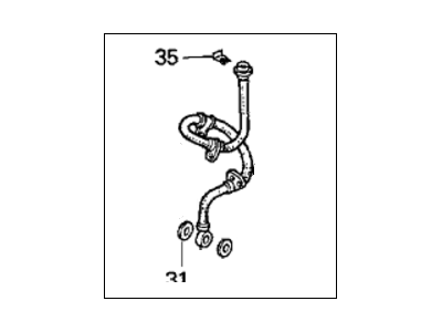 1995 Honda Del Sol Brake Line - 01464-SR3-030