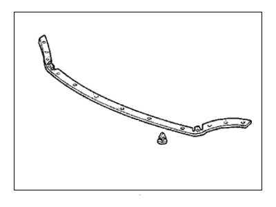 Honda 74142-SR2-020 Rubber, Hood Seal