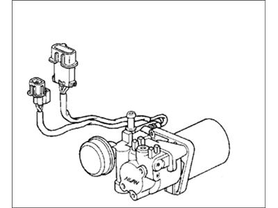 1993 Honda Civic ABS Pump And Motor Assembly - 57310-SR3-023