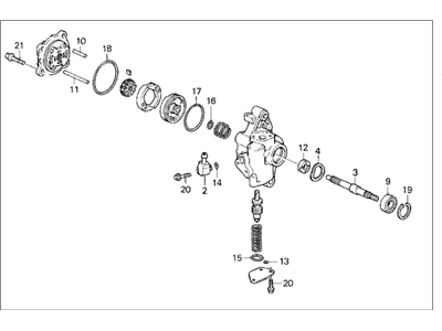 Honda 56110-P30-020 Pump Sub-Assembly, Power Steering