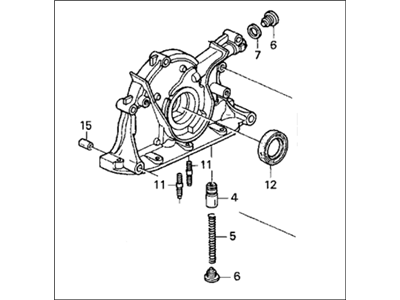 Honda 15100-PR3-014 Pump Assembly, Oil