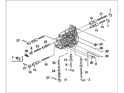 1994 Honda Del Sol Valve Body - 27700-P24-J03