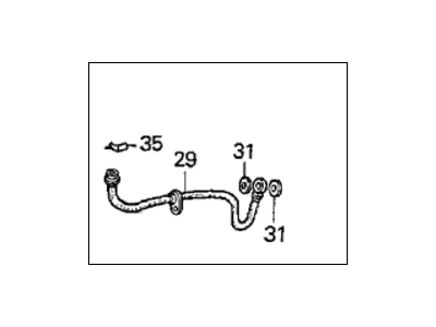 1994 Honda Del Sol Brake Line - 01468-SR3-902