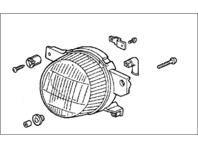 Honda Del Sol Fog Light - 33951-SR2-A01