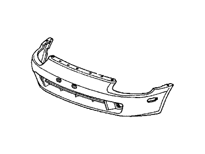 Honda 04711-SR2-A90ZZ Face, Front Bumper (Dot)