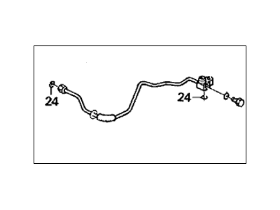 1995 Honda Civic A/C Hose - 80341-SR1-A21