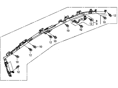 Honda 78870-TS8-A96 Module Set, Passenger Side