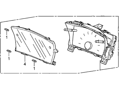 Honda Civic Instrument Cluster - 78200-TR0-A42