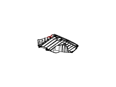 Honda 74625-TR7-A00 Cover, RR. Floor (Lower)