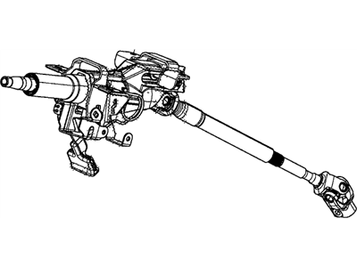 Honda 53200-TS8-A21 Column Assembly, Steering