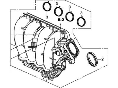 Honda 17100-R40-A00