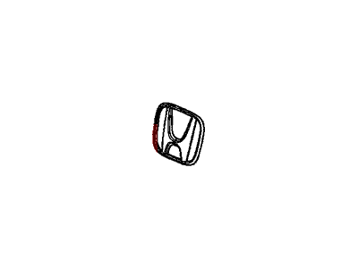 Honda 75700-TM0-000 Emblem (H)