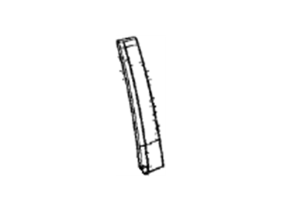 Honda 72470-TS8-A01 Garnish, L. FR. Door Sash