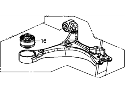 2013 Honda Civic Control Arm - 51350-TX7-A02