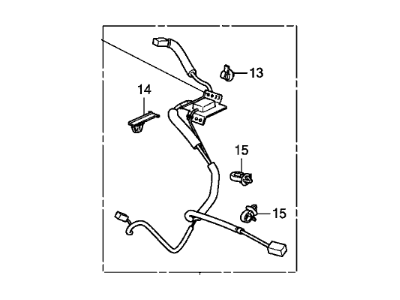 2014 Honda Civic Antenna - 39835-TR3-A21