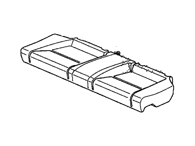 Honda 82137-TS8-A01 Pad, RR. Seat Cushion