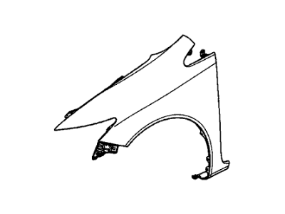 Honda 60211-TR6-305ZZ Panel, Right Front Fender