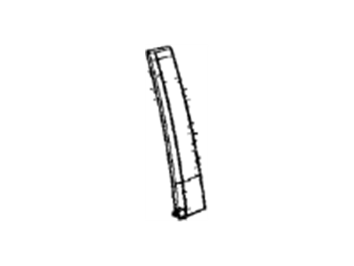 Honda 72430-TS8-A01 Garnish, R. FR. Door Sash