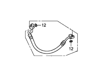 Honda 80315-TS8-A01 Hose, Discharge