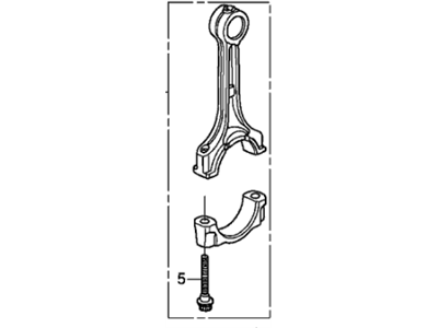 Honda 13210-R40-A00 Rod, Connecting