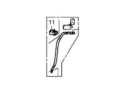 Honda 32600-TR7-A00 Cable Assembly, Battery Ground
