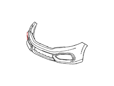 Honda 71101-TS8-A50ZZ Face, Front Bumper