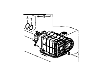 Honda 17011-TR0-A01 Canister Assembly