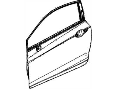 Honda 67050-TS8-A91ZZ Panel, L. FR. Door (DOT)