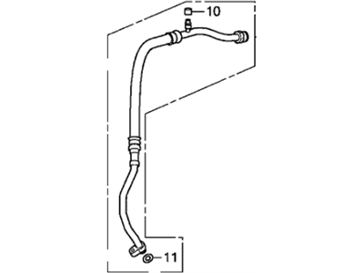 Honda 80312-TR3-A03 Hose, Suction