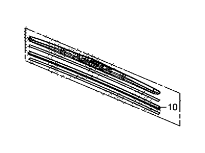 Honda 76620-TR0-G11 Blade, Windshield Wiper (700MM)