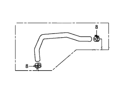 Honda 46408-TA0-A11 Tube I,M/P