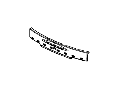 Honda 71570-TR7-A00 Abs,RR Bumper