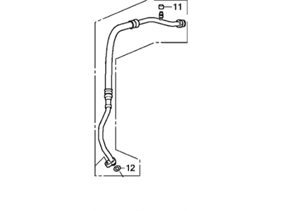 Honda 80312-TS9-A01 Hose, Suction