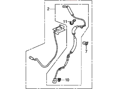 Honda 39835-TR3-A11 Antenna Assembly, Gps