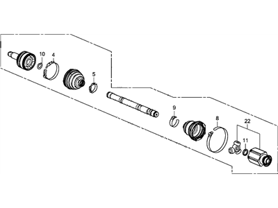 Honda 44305-TR4-A93