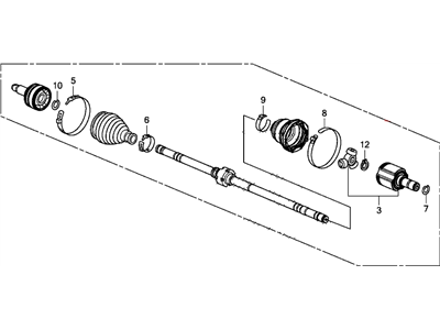 Honda 44305-TR0-A03