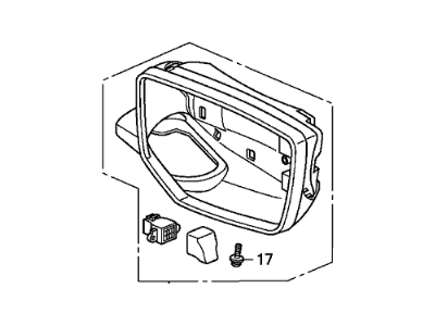 Honda 76256-TA0-A01 Housing Set, L.