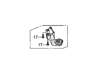 Honda 06150-TE0-A11 Bracket Kit, L. Headlight Mounting (B)