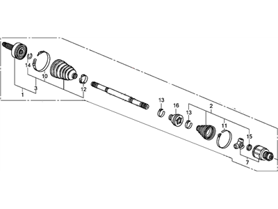 Honda 44305-TA0-A50