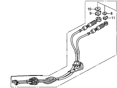 Honda 54310-TE1-A02 Wire, Change