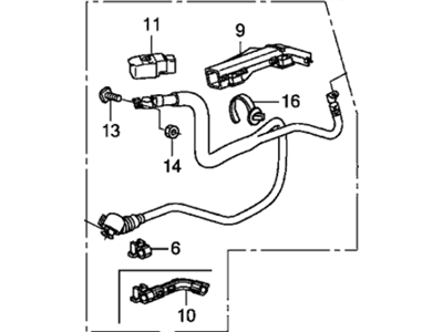 2012 Honda Accord Battery Cable - 32410-TA0-A11