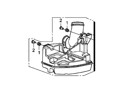 Honda 17230-R40-A00 Chamber Assy., Resonator