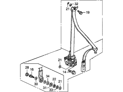 Honda 04818-TE0-A10ZB Outer Set, *Type U*