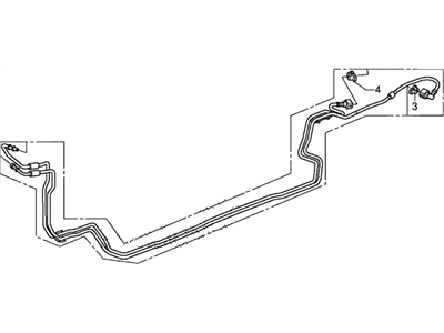 Honda 16050-TE0-L00 Pipe Assembly, Fuel