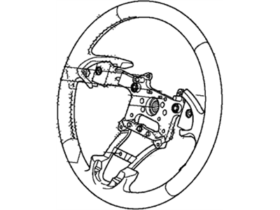 2010 Honda Crosstour Steering Wheel - 78501-TE0-A51ZA