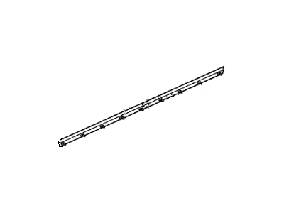 Honda 72375-TE0-A01 Weatherstrip, L. FR. Door (Inner)